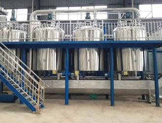 Animal oil refining equipment