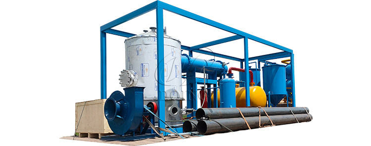 Small unit frame type oil refining equipment