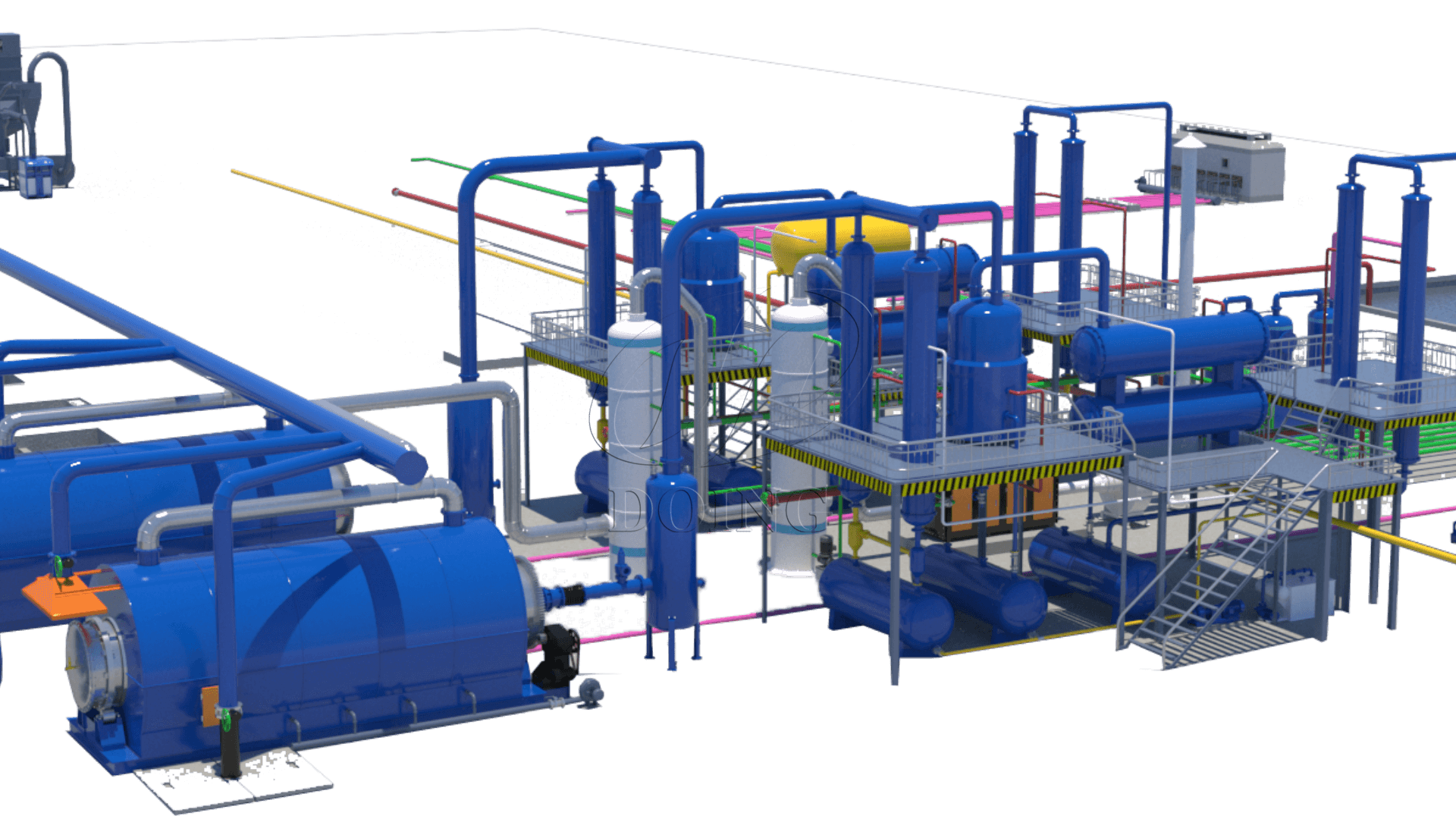 Semi-continuous Pyrolysis Plant