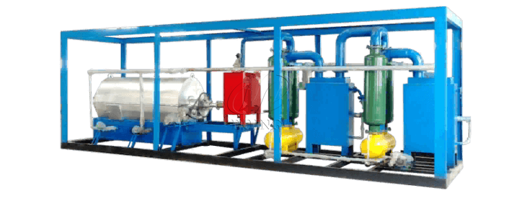 Small unit frame type oil refining equipment